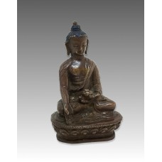 Buddha Śākyamuni, statua in rame