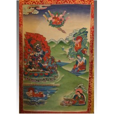 Padmasambhava come Senge Dadog (voce di leone)