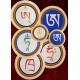 Stickers with Tibetan letters (small)